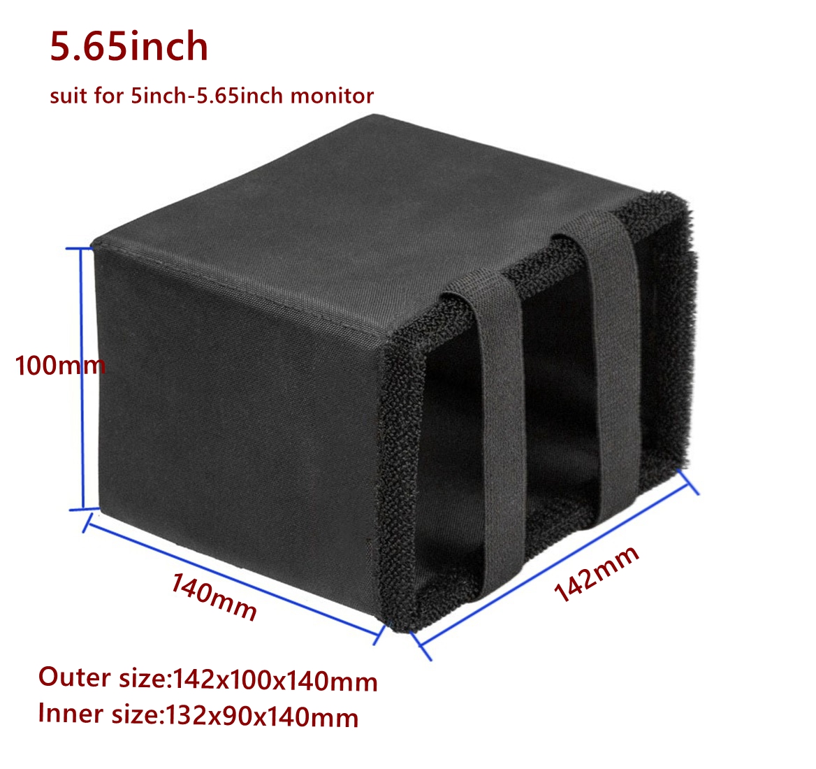 Photography Lighting Spotlight - Moniteur à écran LCD, pare-soleil, bouclier