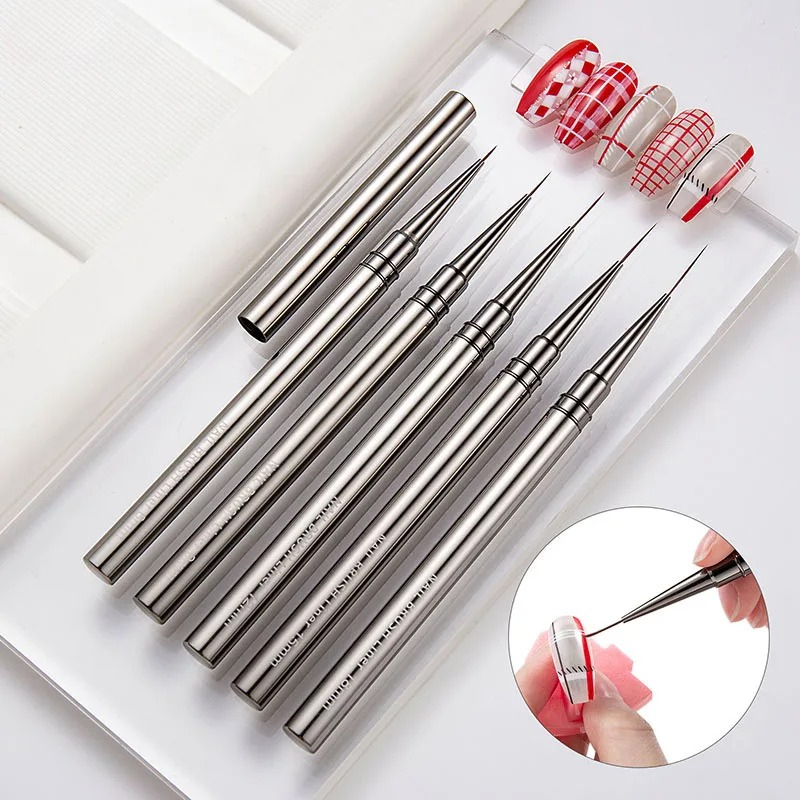 Coloured Gel Set - Lot de 5 pinceaux liner pour