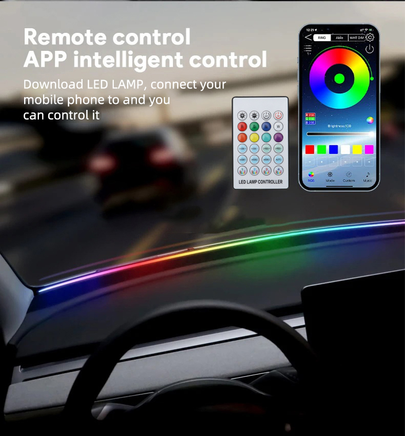 Interior Photography Lighting - 140/150CM symphonie voiture tableau de bord