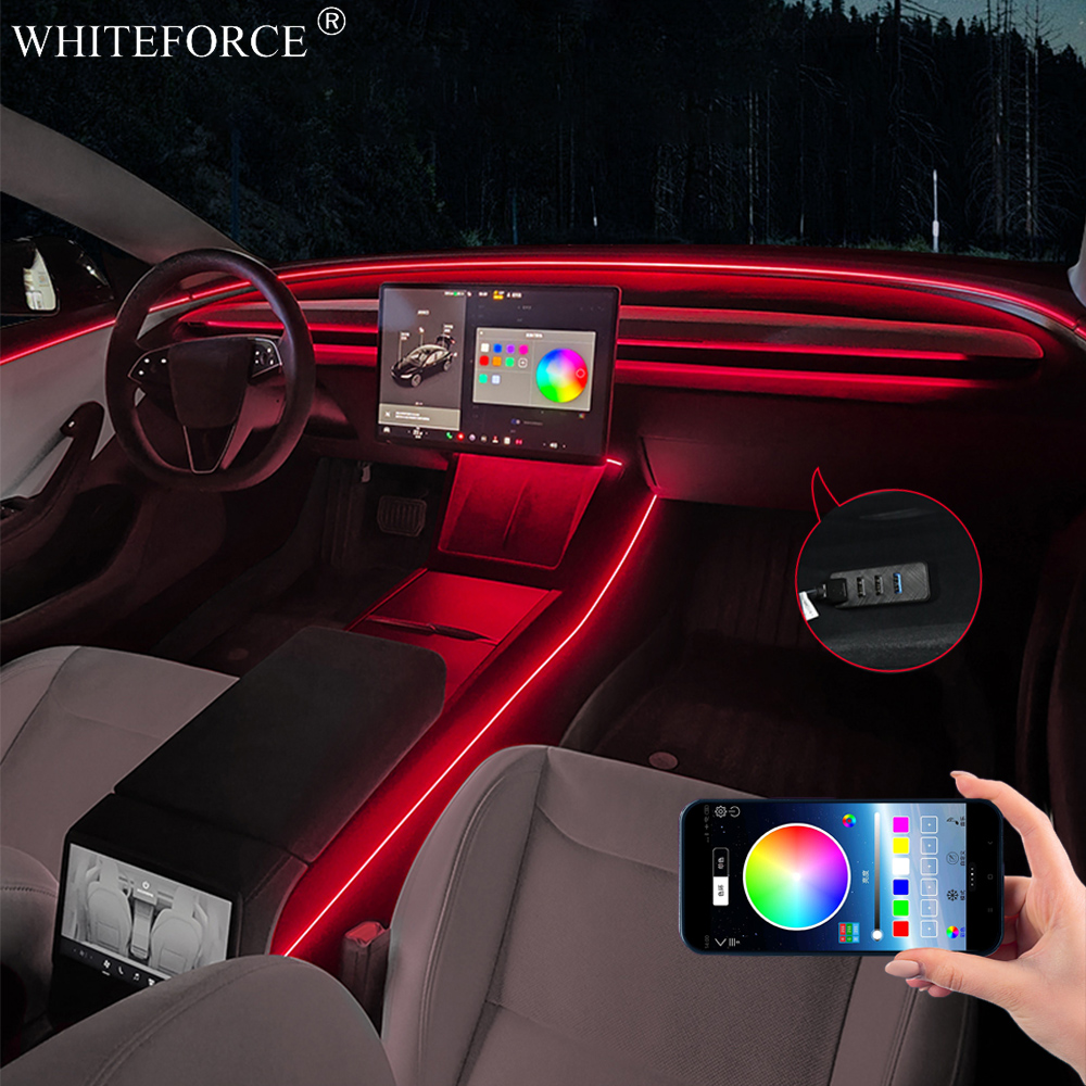 Interior Photography Lighting - Pour Tesla modèle Y Juniper LED