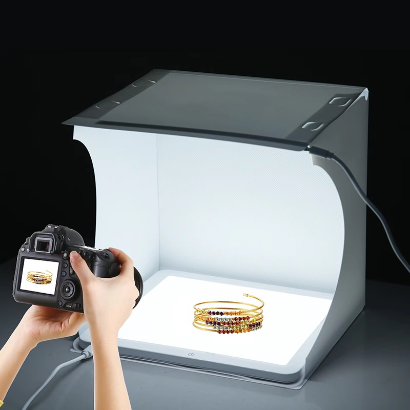 Photography Lighting Setup - Boîte photo portable de 20 cm,