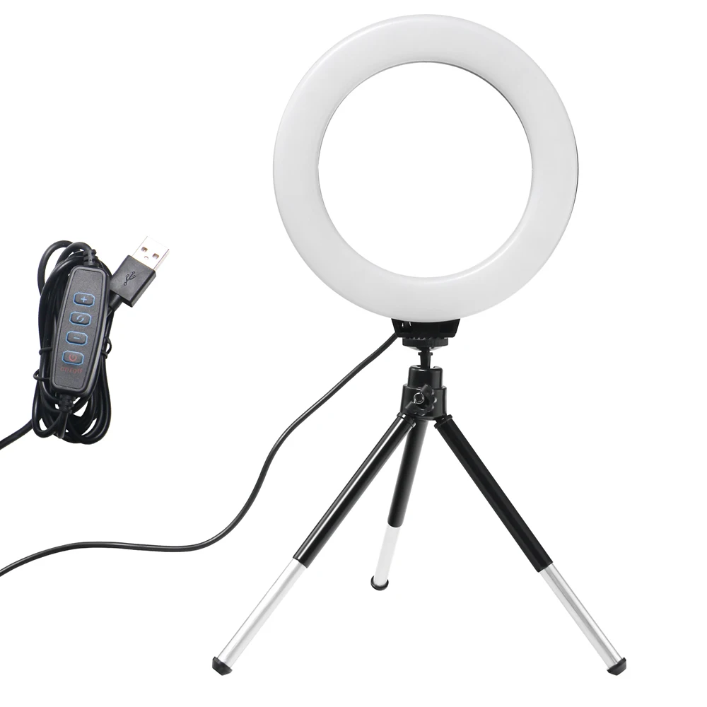 Photography Lighting Circle - Mini lampe annulaire LED de 6