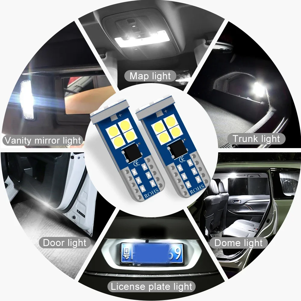 Ampoules LED HD T10 W5W, 5 ou  - Interior Photography Lighting avis et prix