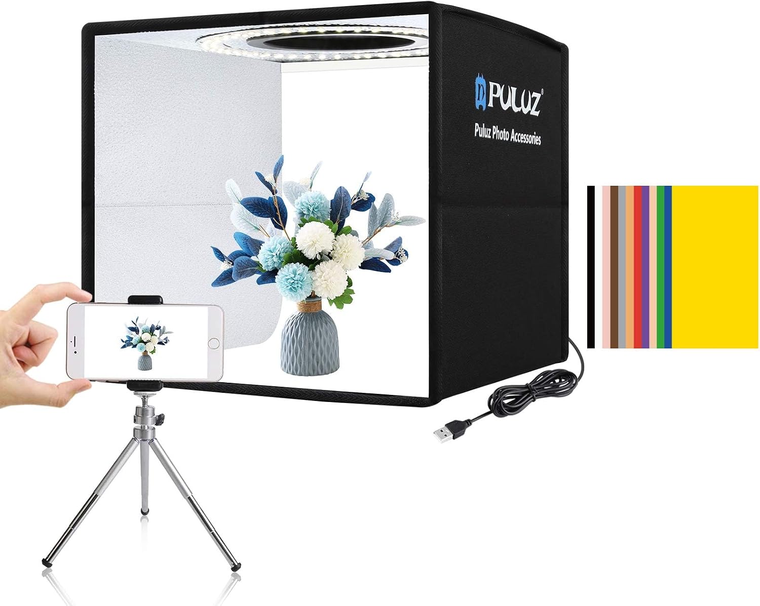 Panneau lumineux LED RVB avec  - Photography Video Lighting Kit avis et prix