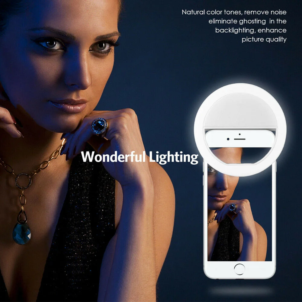 Anneau lumineux rechargeable à - Photography Lighting Spotlight avis et prix