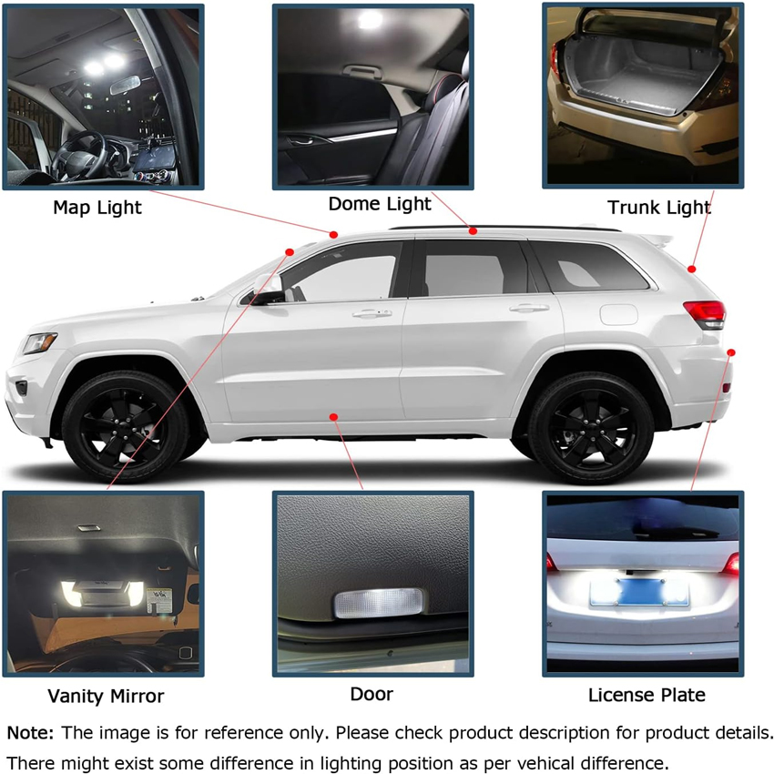 15 pièces pour BMW X5 E53 2000 - Interior Photography Lighting avis et prix