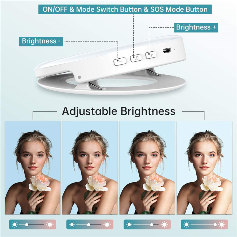 Anneau lumineux LED Portable à - Photography Lighting Circle avis et prix