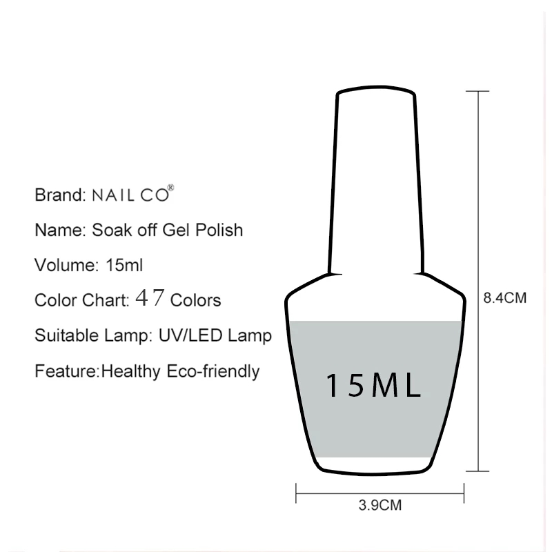 NAILCO 15ml Camel café Gel Ver - Coloured Gel Set avis et prix