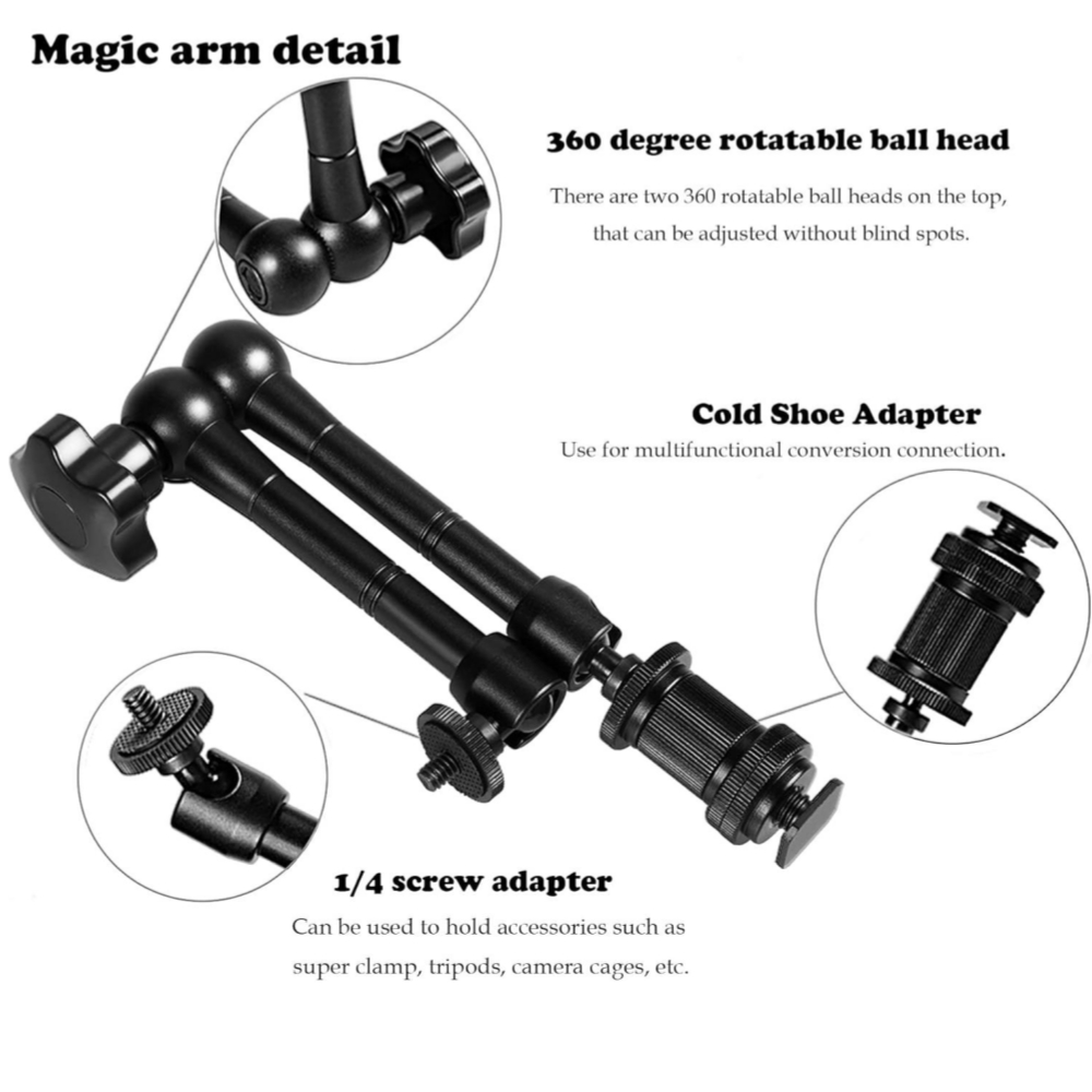 Bras articulé magique en allia - Photography Lighting Diagram avis et prix