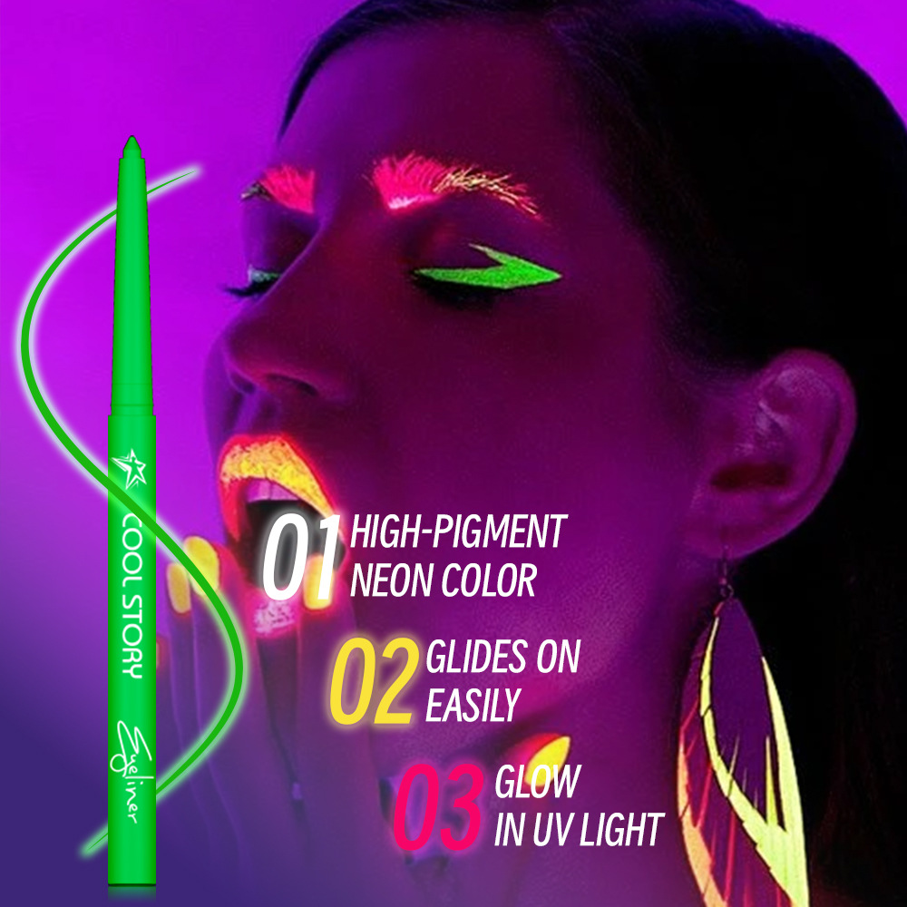 Eyeliner fluorescent 12 couleu - Coloured Gel Set avis et prix