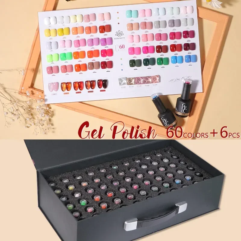 BORN PRETTY 60 couleurs profes - Coloured Gel Set avis et prix