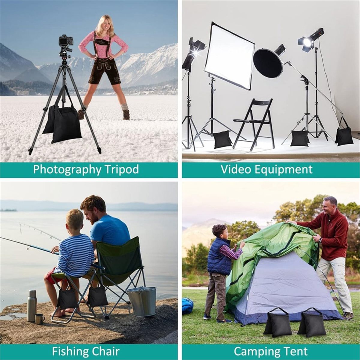 DT75BG 8 sacs de sable lestés  - Light Stand Sandbag avis et prix