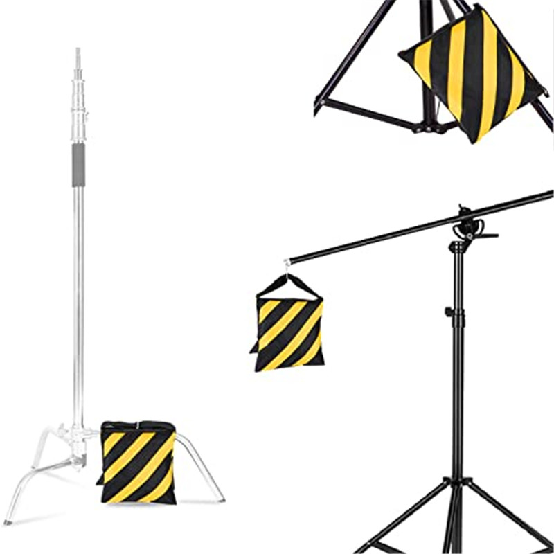 Nouveau sac lesté jaune et noi - Light Stand Sandbag avis et prix