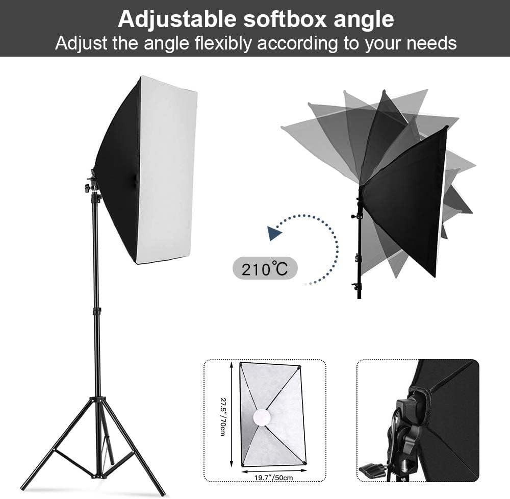 Kit d'éclairage pour photograp - Photography Lighting Setup avis et prix