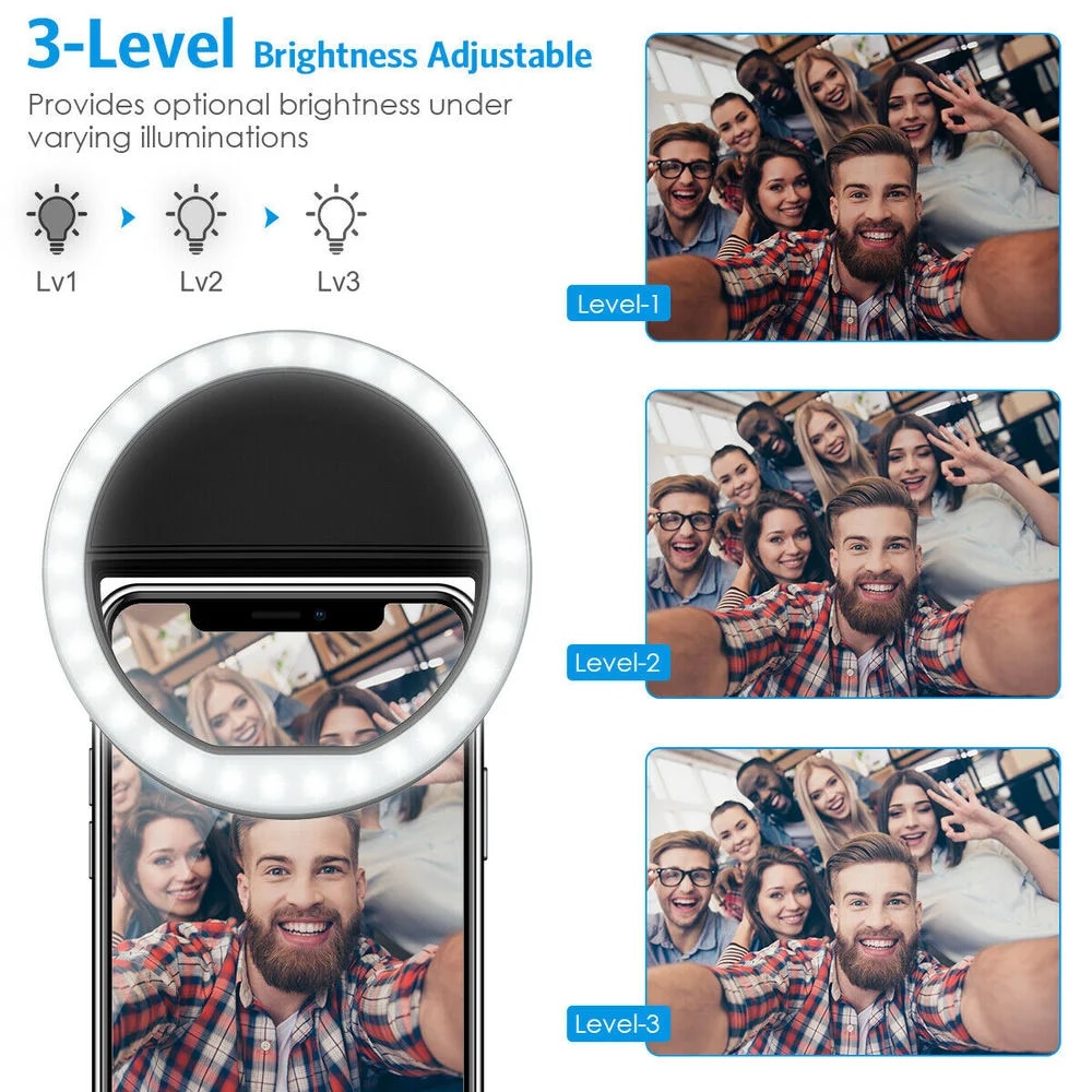 Anneau lumineux LED pour selfi - Photography Lighting Set Up avis et prix