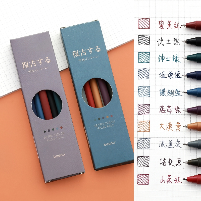 Ensemble de stylos triangulair - Coloured Gel Set avis et prix