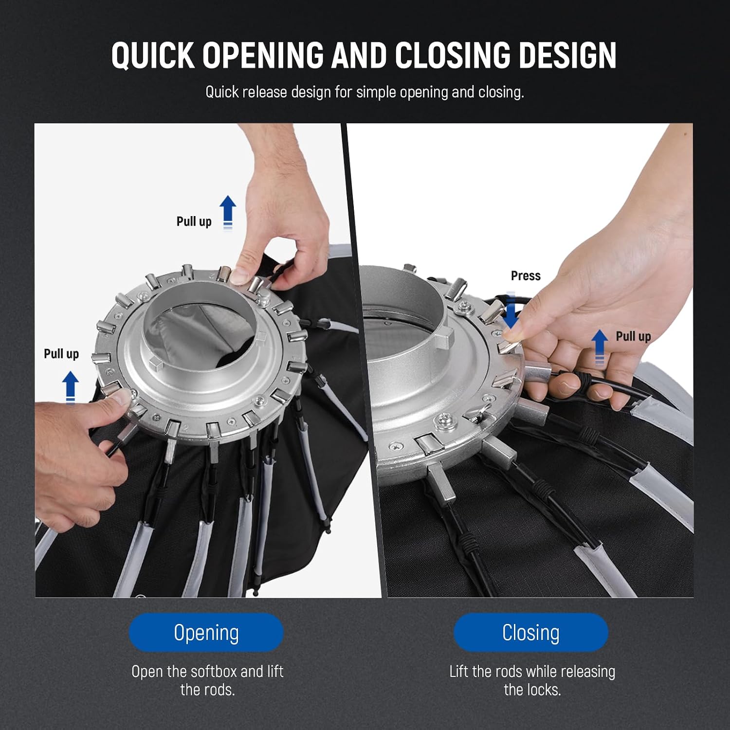 Boîte à lumière parabolique av - Photography Video Lighting Kit avis et prix