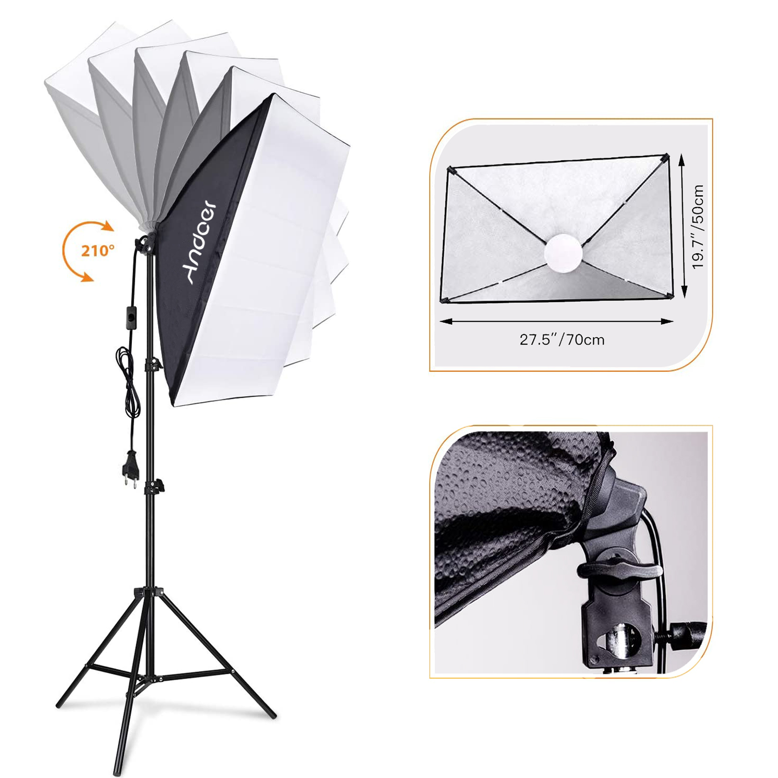 Andoer Studio photographie lum - Photography Lighting Set avis et prix